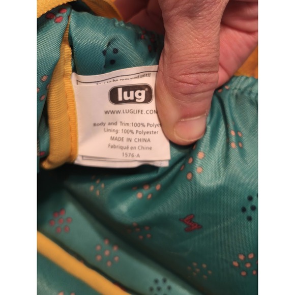 Lug Ranger Bouquet Yellow Floral Quilted Crossbody Purse Bag - EUC - Picture 7 of 10